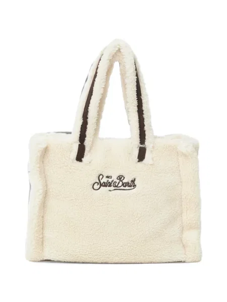 Ursuleț de pluș geantă shopper Mc2 Saint Barth cu autograf