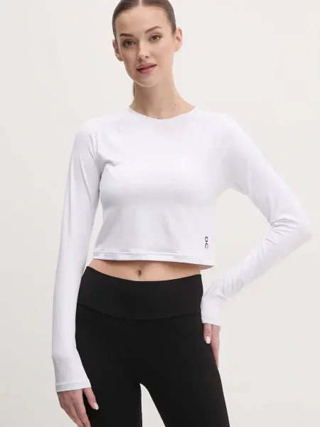 On Koszulka Z Długim Rękawem Studio weiss biały