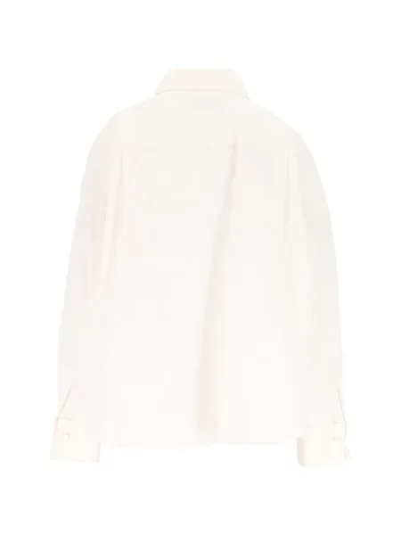 Cămașă Weekend Max Mara din poplin alb