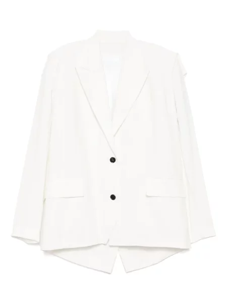 Sacou Pushbutton alb