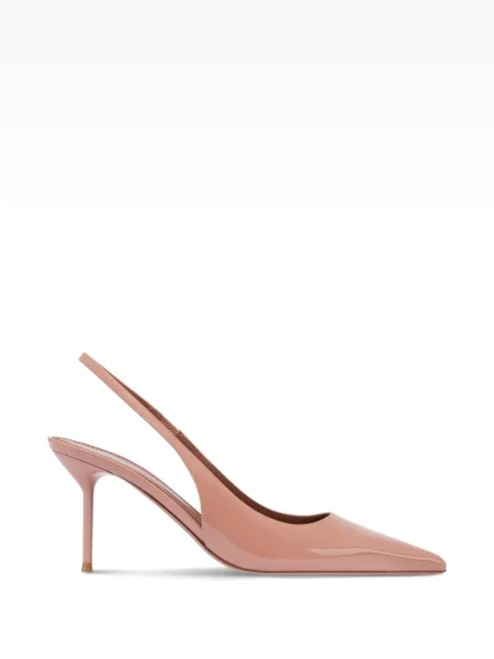 Pantofi cu toc Paris Texas slingback cu bretele roz
