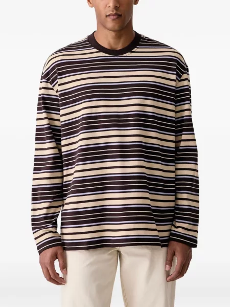 Lung tricou Les Deux maro