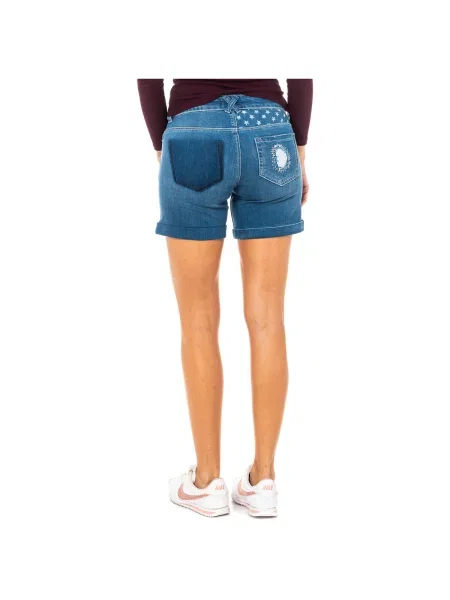 Pantaloni La Martina albastru