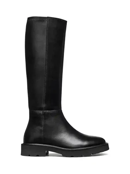 Geox cizme D NORIZE cu plat negru