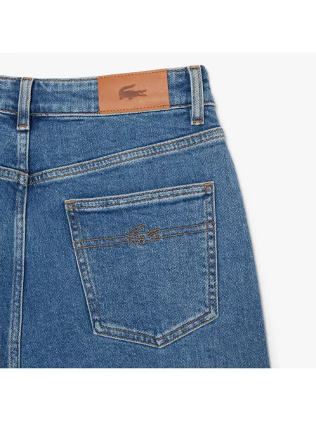 Lacoste джинси Straight Cut блакитні