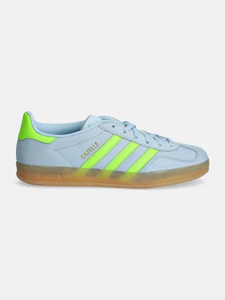 Nubuck sneakers adidas Originals Gazelle Indoor W πράσινο