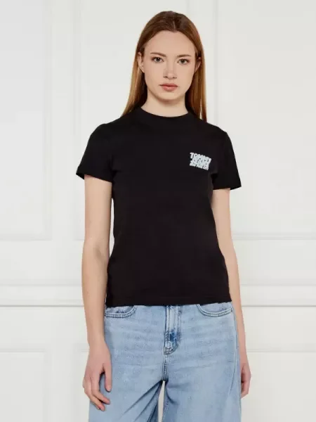 Tommy Jeans Tricou negru