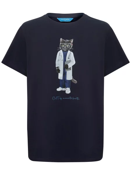 Cat e Lolette Marškinėliai Doctor Cat' mėlyna