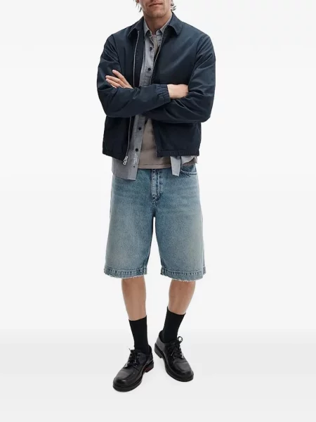 Pantaloni scurți din denim Rag & Bone albastru