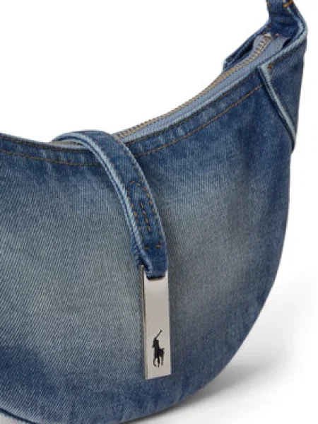 Polo Ralph Lauren Kabelka na rameno denim modrá