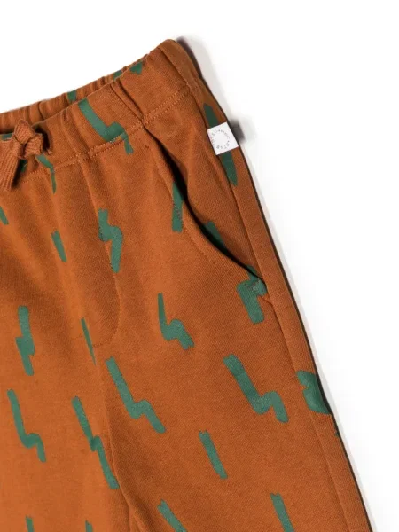 Spodnie dziecięce Stella Mccartney brązowe
