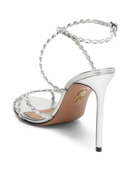 Сандали Aquazzura с кристали