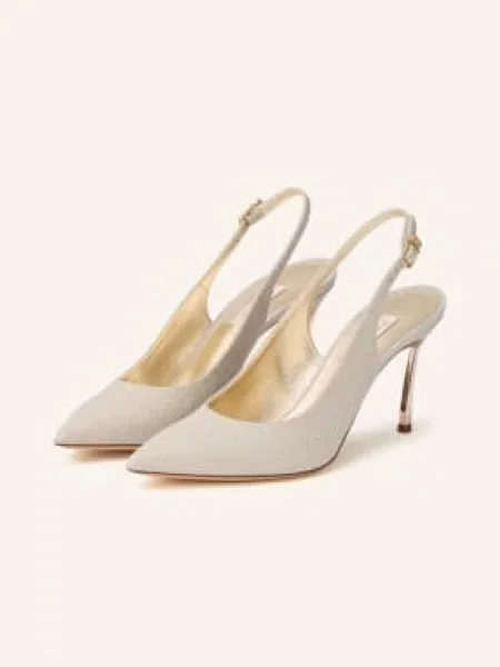 Casadei Czółenka Typu Slingback beige beżowa