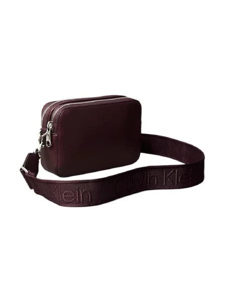 Pasek Calvin Klein z paskiem czerwony