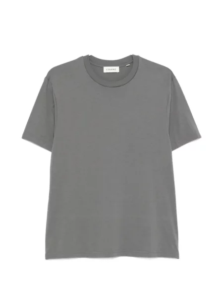 Scurt tricou Frame cu decolteu rotund gri
