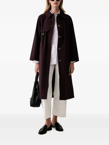 Lung cămașă Barbour cu dungi violet