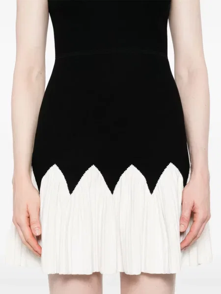Rochie mini Sandro tricotate de costum negru
