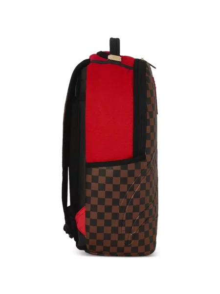 Rucsac Sprayground în carouri roșu