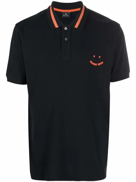Tricou polo Ps Paul Smith cu imagine negru