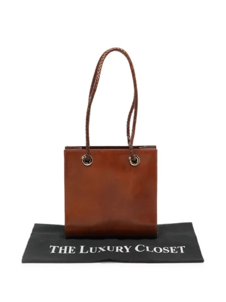 Geantă shopper Cartier țesută maro