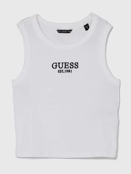 Guess Detský top biela