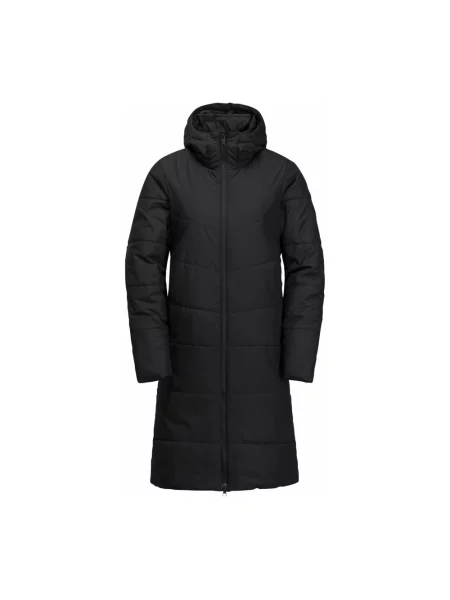 Płaszcz puchowy Jack Wolfskin Deutzer Coat black czarny