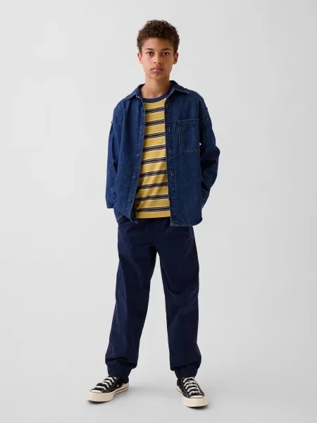 Jogger hlače Gap bijela