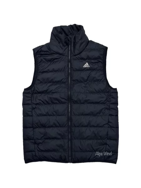 Tricou polo Adidas cu dungi alergare cu autograf negru