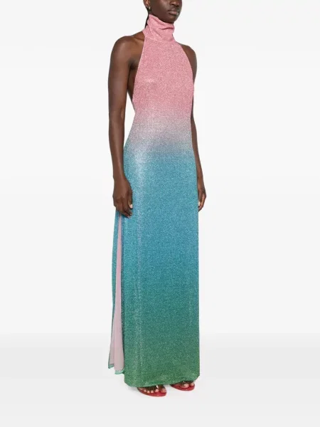 Rochie maxi Oseree cu gradient albastru