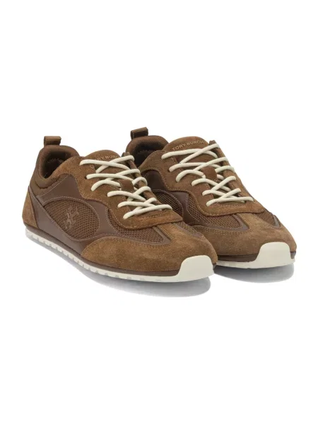 Sneakersy Tory Burch brązowe