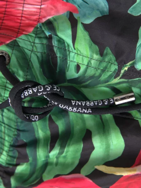 Gėlėtas raštuotas maudymosi kostiumėlis Dolce & Gabbana žalia