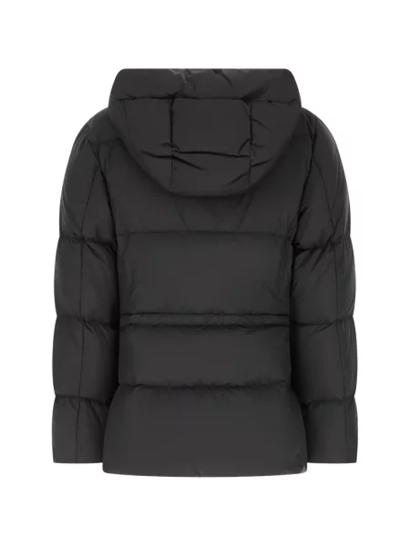 Μπουφάν Max Mara με κουκούλα μαύρο