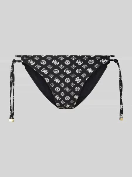 Figi bikini z bocznym wiązaniem model SOLEIL' Guess czarne