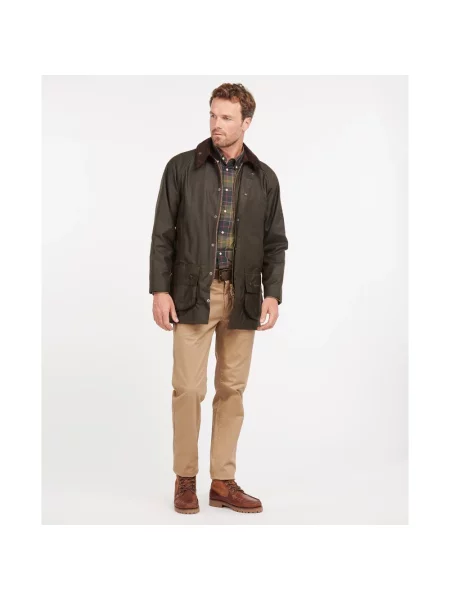 Woskowana kurtka Barbour zielona