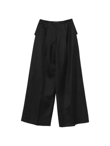 Pantaloni Simone Rocha cu funde negru