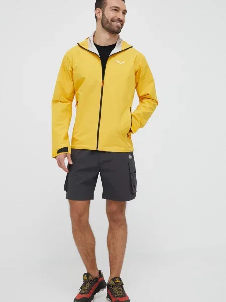 Salewa kurtka outdoorowa Puez Aqua 4 PTX żółty