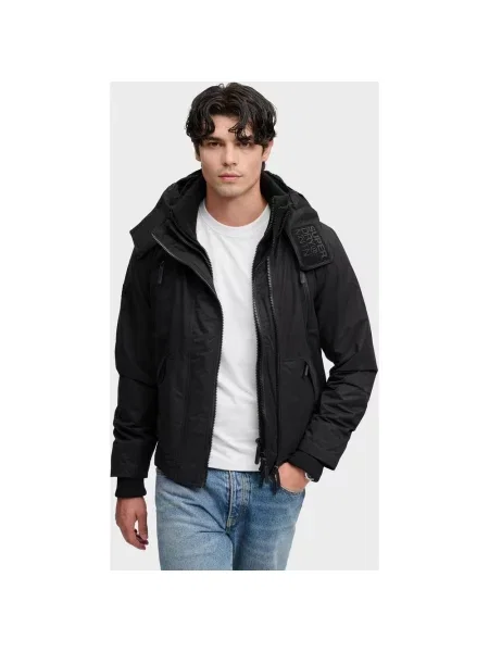 Kurtka z kapturem Superdry Arctic Windcheater S czarny