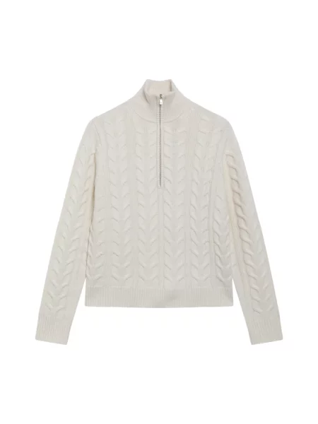 Sweter Max Mara z kaszmiru biały