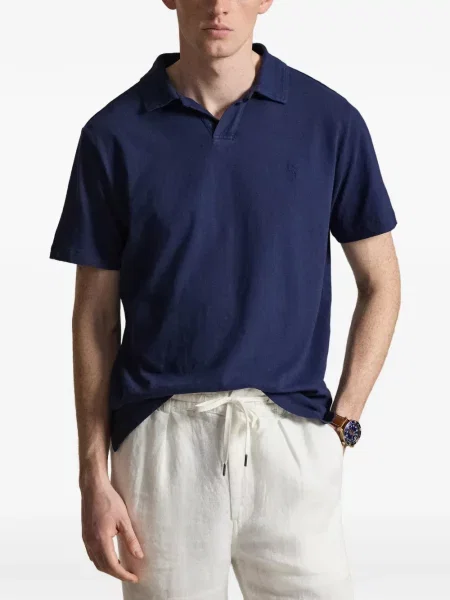 Ριγέ δερμάτινος κάλτσες Polo Ralph Lauren με κορδόνι μαύρο