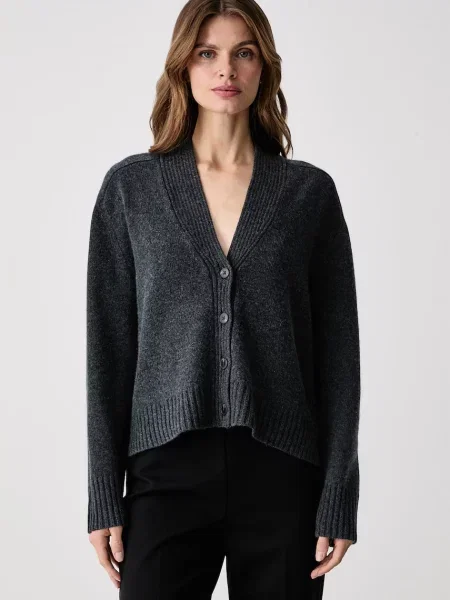 Tommy Hilfiger cardigan pentru femei cu lână gri