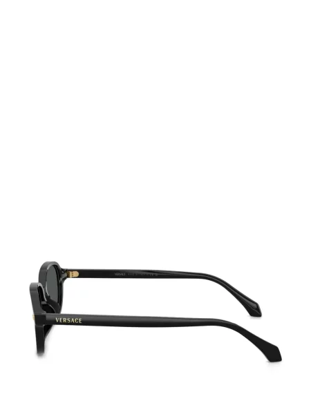 Pravokutne sunčane naočale Versace Eyewear crna