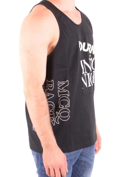 Majica Alexander Mcqueen brez rokavov črna