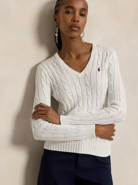 POLO RALPH LAUREN Pulover alb