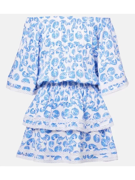 Rochie Melissa Odabash cu imagine albastru