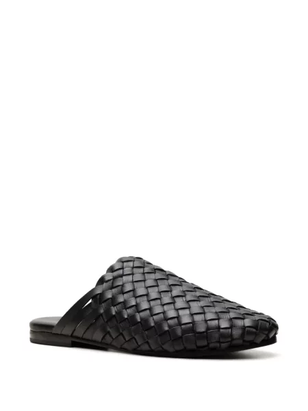 Papuci tip mules St. Agni negru