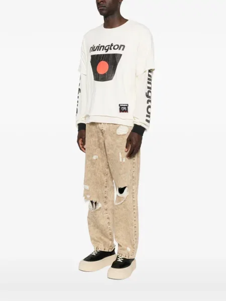 Pulover Rivington Roi Rebis cu imagine negru