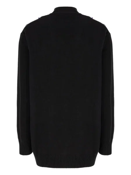 Cardigan Alberta Ferretti de cristal negru