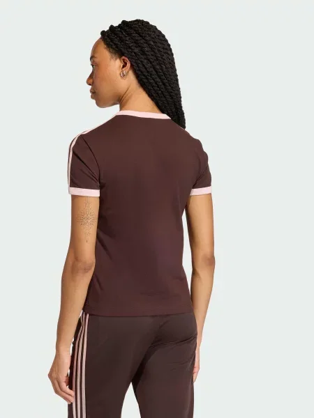 Футболка adidas Adicolor коричневий
