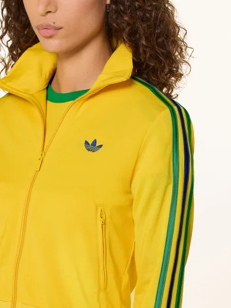 Adidas Originals Kurtka Treningowa Firebird Classic gruen żółta
