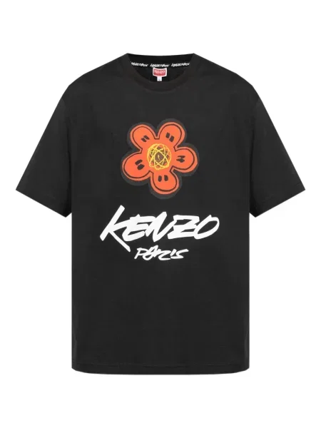 Tricou Kenzo cu model floral negru